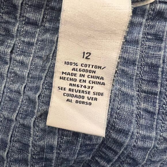 Vintage Polo Jeans company Ralph Lauren denim ruffle skirt. Size 12. Western. - Picture 7 of 10